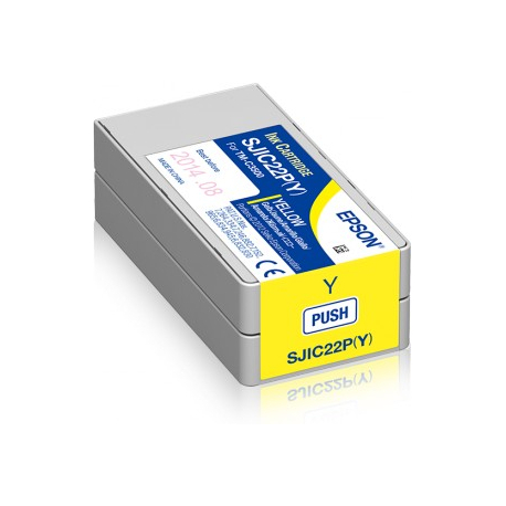 Cartouche d'encre couleur Jaune Imprimante Etiquettes EPSON ColorWorks 3500